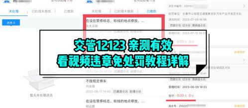 查看违章视频,一图看懂违规行为